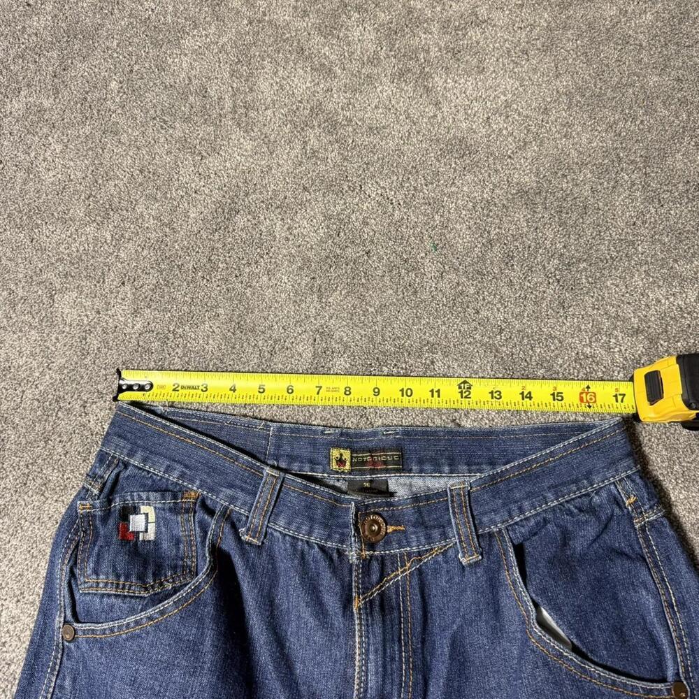Navy Acid Washed Y2k Notorious Biggie Jeans - image 4